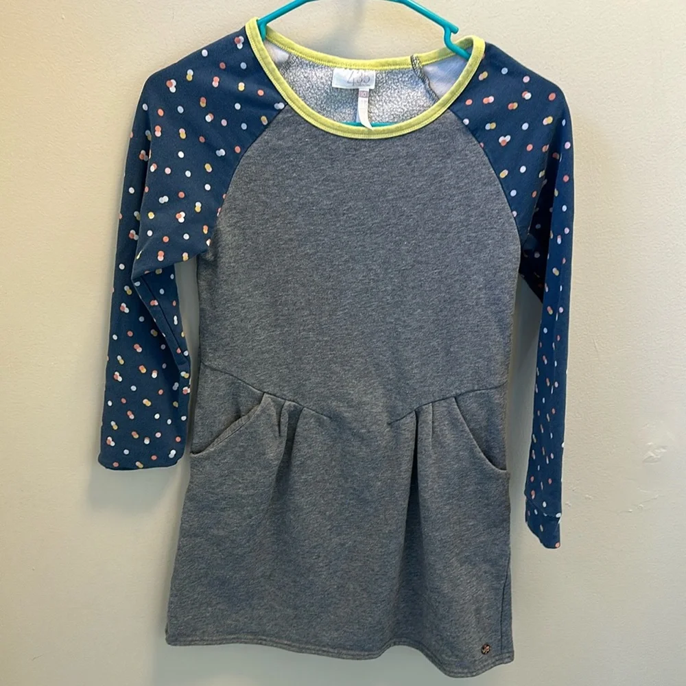 Matilda Jane “Weekend” sweatshirt dress girls kids size 10